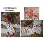 Stickserie ITH - Bestecktaschen Einsteckhüllen White Christmas mit Serviettenring